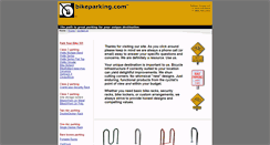 Desktop Screenshot of bikeparking.com